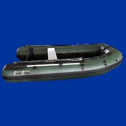 Bateau 2.7ci charles oversea vert fond gonflable