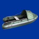 Bateau 2.7ci charles oversea vert fond gonflable